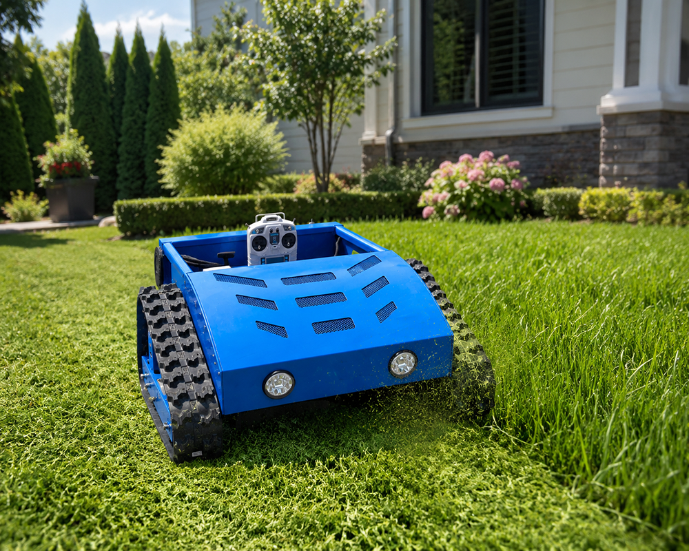 wireless remote controller for electric lawn mower operation